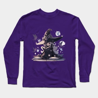 witch reading spell's Long Sleeve T-Shirt